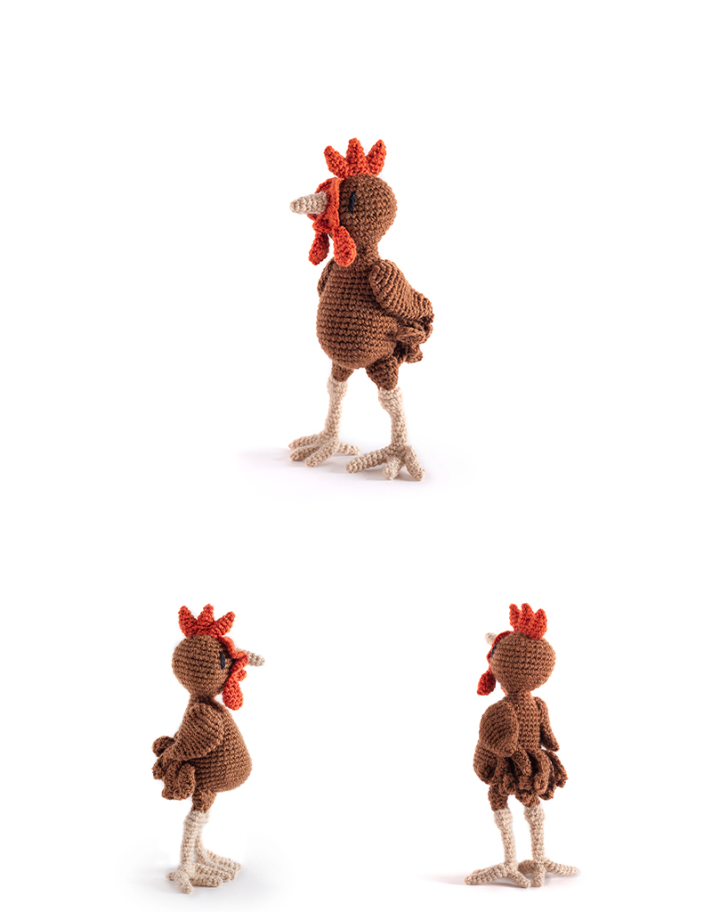 toft ed's animal hazel the hen amigurumi crochet